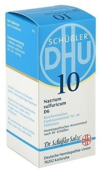 DHU Biochemie Dhu 10 Natrium Sulfur.D 6 Kart. Tabletten (200 Stk.)