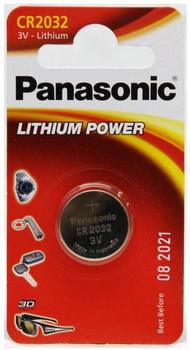 Panasonic Knopfzelle CR2032 Lithium Batterie 3V 220 mAh