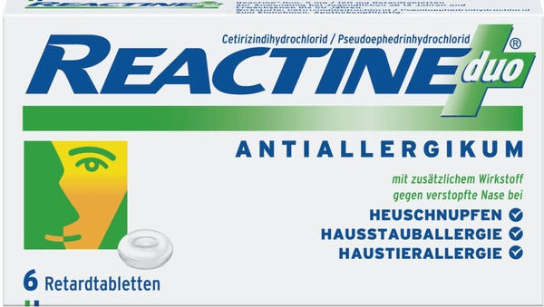 Reactine Duo Tabletten (6 Stk.)