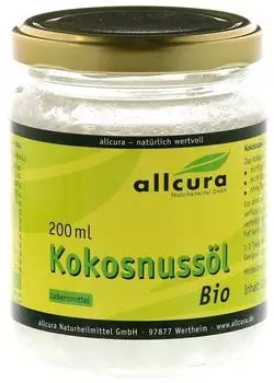 Allcura Kokosnussöl Bio (200ml) Allcura Kokosnussöl Bio (200ml)