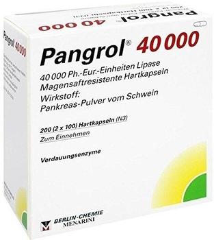 Pangrol 40000 Kapseln Magensaftres. (200 Stk.)