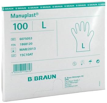 B. Braun Manuplast unsteril puderfrei Gr. L (100 Stk.)