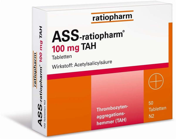ASS 100 TAH Tabletten (50 Stk.)