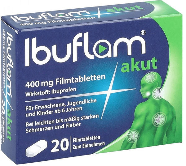 Ibuflam akut 400 mg Filmtabletten (20 Stk.)