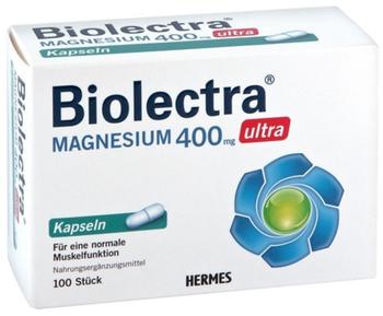 Hermes Biolectra Magnesium 400 mg Ultra Kapseln (100 Stk.)