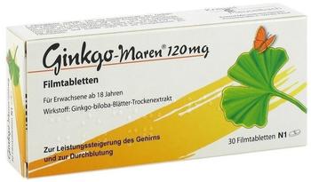 Hermes Arzneimittel GINKGO-MAREN 120 mg Filmtabletten 30 St