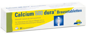 Calcium 500 Dura Brausetabletten (20 Stück)