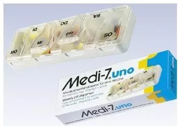 Hans-H Hasbargen Medi 7 Medikamentendosierer 7 Tage uno