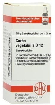 DHU Carbo Vegetabilis D 12 Globuli (10 g)