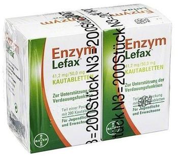 Enzym Lefax Kautabletten (200 Stk.)