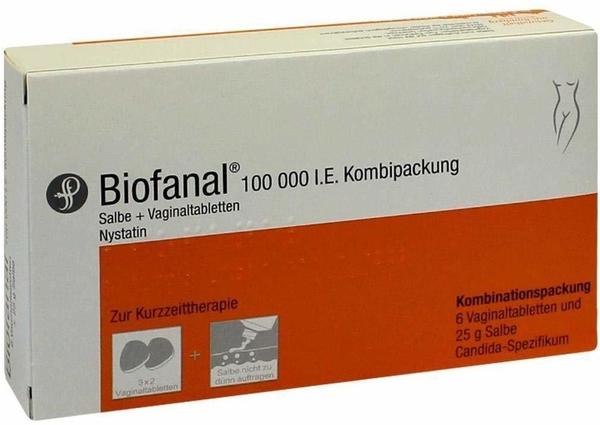 Dr Pfleger Arzneimittel GmbH BIOFANAL 25g Salbe + 6 Vag.Tbl. 1 P