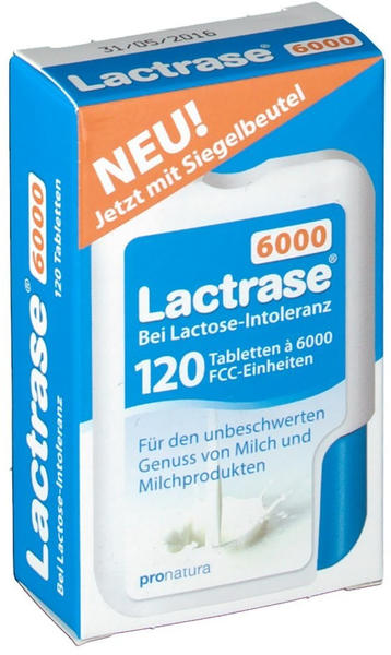 Pro Natura Lactrase 6000 FCC Tabletten im Klickspender (120 Stk.)