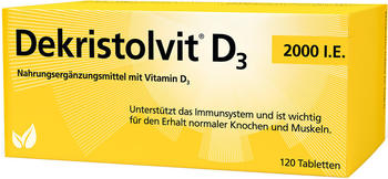 Hübner Dekristolvit D3 2.000 I.E. Tabletten (120 Stk.)