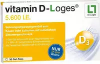 PZN-DE 10073678, Vitamin D-Loges 5.600 I.e. Wochendepot Kautabl. 30 St...