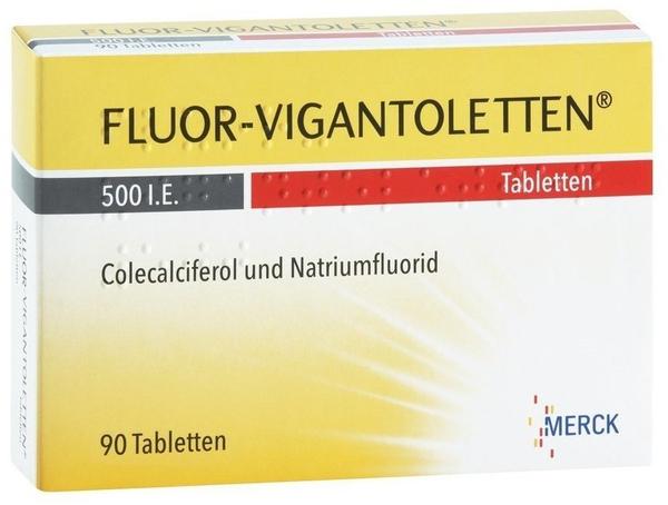 Merck FLUOR VIGANTOLETTEN 500 I.E. Tabletten