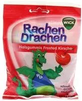 PZN-DE 12646061, Dallmann's Pharma Candy Wick Rachendrachen Halsgummis Kirsche 75 g,