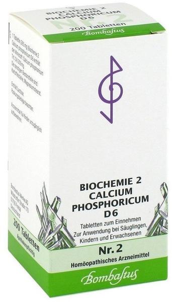 Bombastus Biochemie 2 Calcium Phosphoricum D 6 Tabletten (200 Stk.)