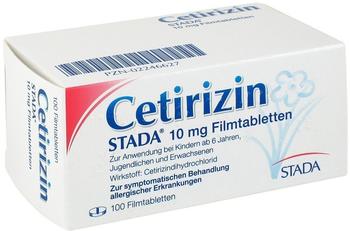 STADA CETIRIZIN STADA 10 mg Filmtabletten 100 St.