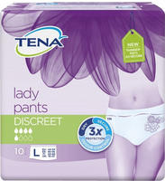 TENA 10186827, TENA LADY PANTS Silhouette White Plus Gr. Large - 1 x 10 Stk. -
