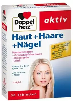 Doppelherz Haut+Haare+Nägel Tabletten (30 Stk.)