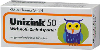 Unizink 50 Tabletten magensaftresistent (20 Stk.)