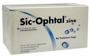 Sic Ophtal Sine Augentropfen (120 x 0,6 ml)