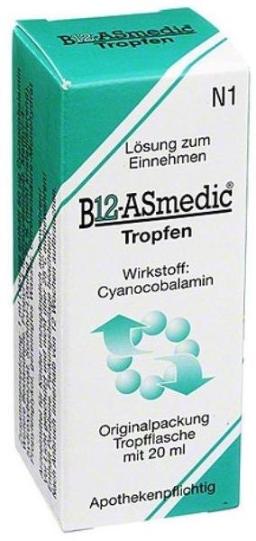 B 12 Asmedic Tropfen Lösung (20 ml)