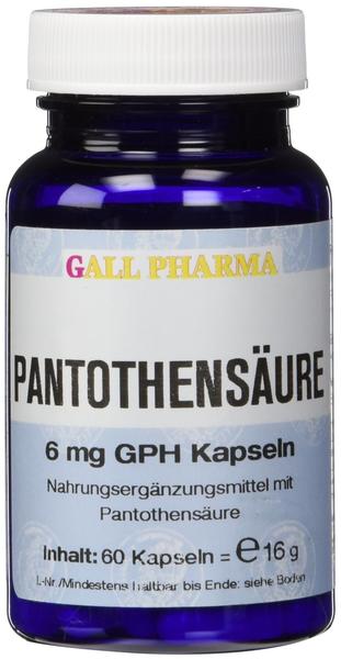 Hecht Pharma Pantothensaeure 6 Mg Gph Kapseln 60 Stk.