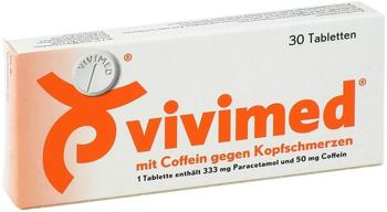Mann Pharma Vivimed mit Coffein gegen Kopfschmerzen Tabletten (30 Stk.)