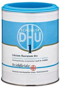 DHU Biochemie 1 Calcium Fluoratum D12 Tabletten (1000 Stk.)