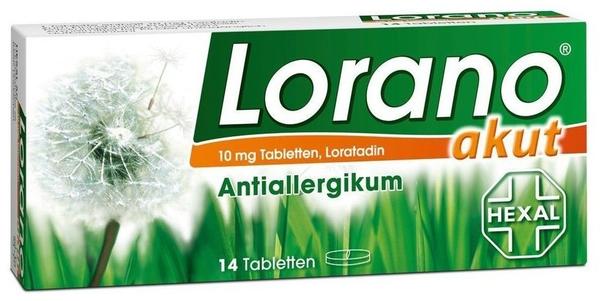Hexal Lorano akut Tabletten 14 St.