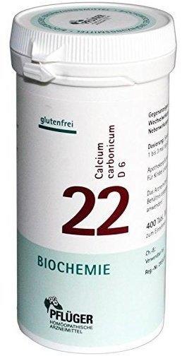 A. Pflüger Biochemie 22 Calc Carb D 6 Tabletten (400 Stk.)