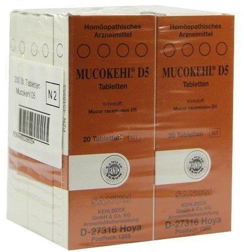 Sanum-Kehlbeck Mucokehl D 5 Tabletten (10 x 20 Stk.)