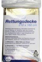 Rettungsdecke Gold/silber 1 St