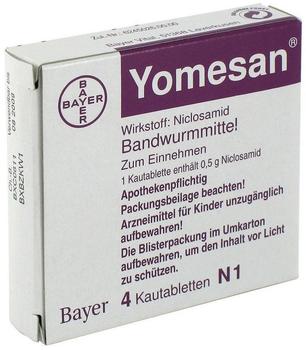 Bayer Yomesan Tabletten 0,5 (4 Stk.)