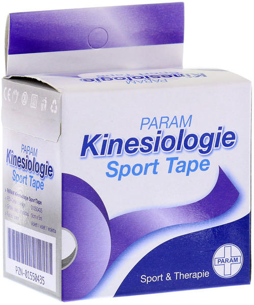 Param Kinesiologie Sport Tape 5 cm x 5 m violett