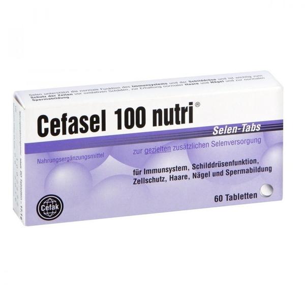 Cefak KG Cefasel 100 nutri Selen Tabs Tabletten (60 Stk.)