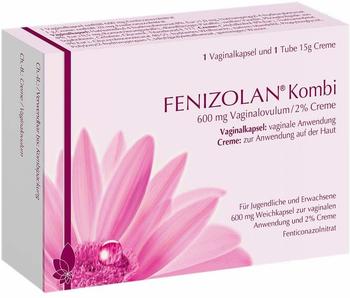 Exeltis Germany GmbH FENIZOLAN Kombi 600 mg Vaginalovulum+2% Creme