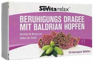 SoVita Relax Beruhigungsdragees mit Baldrian & Hopfen (120 Stk.)