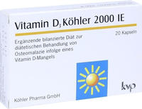 Vitamin D3 K&ouml;hler 2.000 IE 20 St