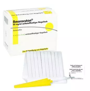 Amorocutan 50 mg/ml wirkstoffhaltiger Nagellack (6 ml)