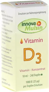 Innovazym Innova Mulsin Vitamin D3 Emulsion (10ml)