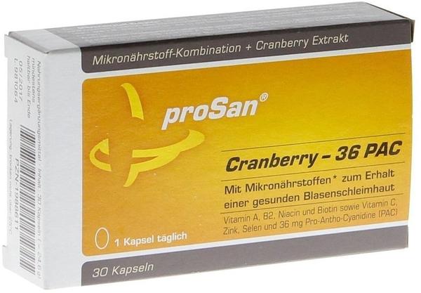 Prosan Cranberry - 36 PAC Kapseln (30 Stk.)
