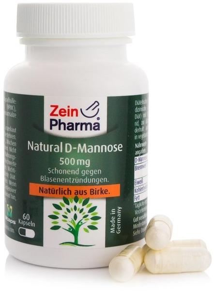 ZeinPharma Natural D-Mannose 500 mg Kapseln (60 Stk.)