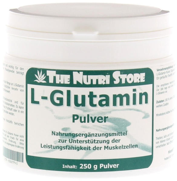 Hirundo Products L-glutamin 100 % Rein Pulver (250 g)