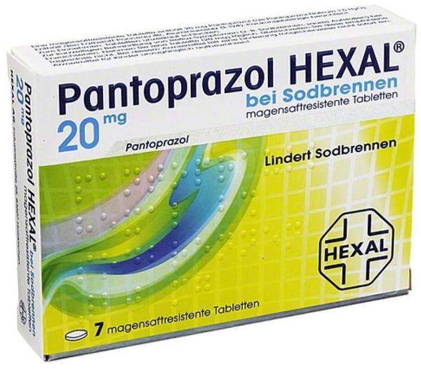 Hexal PANTOPRAZOL HEXAL b.Sodbrennen magensaftres.Tabl. 7 St