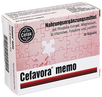 Cefak KG Cefavora memo Weichgelatinekapseln (30 Stk.)