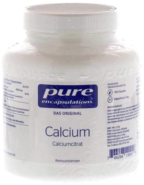 Pure Encapsulations Calcium Calciumcitr. Kapseln 180 Stk.