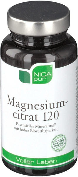 Nicapur Magnesiumcitrat 120 Kapseln (60 Stk.)