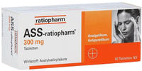 PZN-DE 03358305, ASS-ratiopharm 300 mg Tabletten 50 St, Grundpreis: &euro; 0,04 /